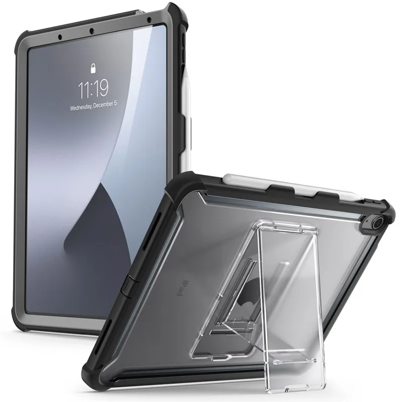 

I-BLASON For iPad Air 4 Case 10.9 inch (2020) Ares Full-Body Kickstand with Built-in Screen Protector Cover with Pencil Holder