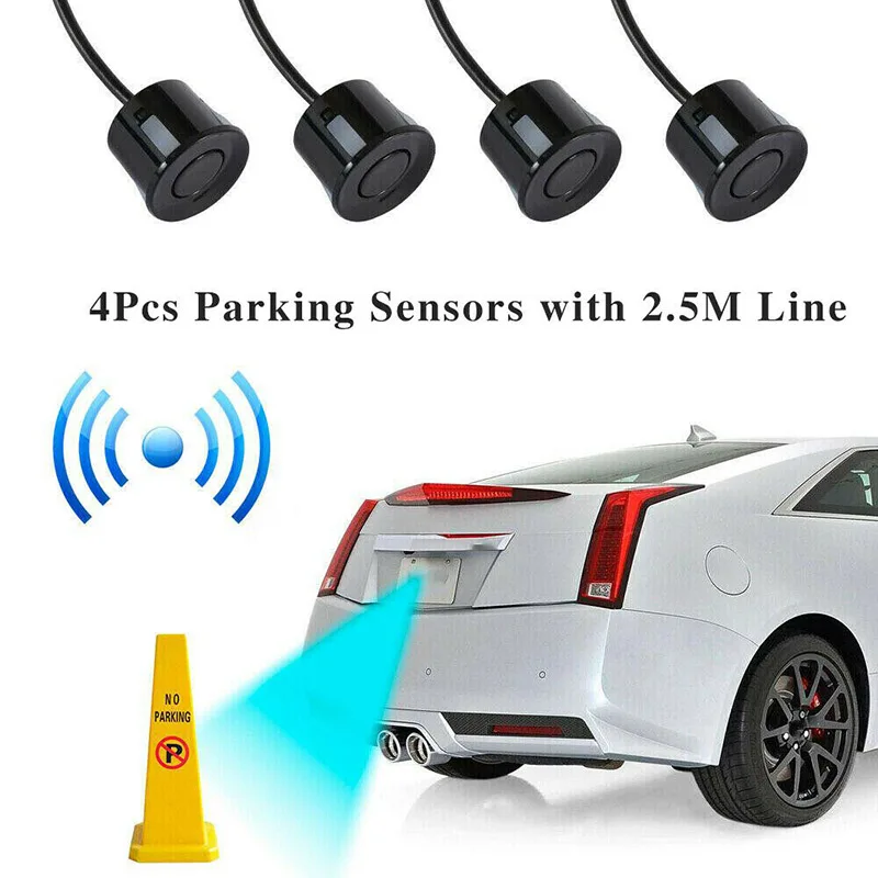 Авто парктроник светодиодный парковка Сенсор с 4 s обратный резервный радар