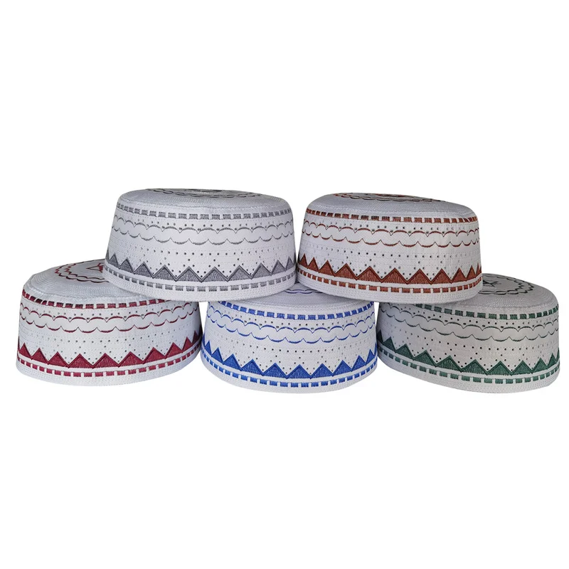 Зимние вязаные мусульманские молитвенные шапки теплые мужские шапка исламский