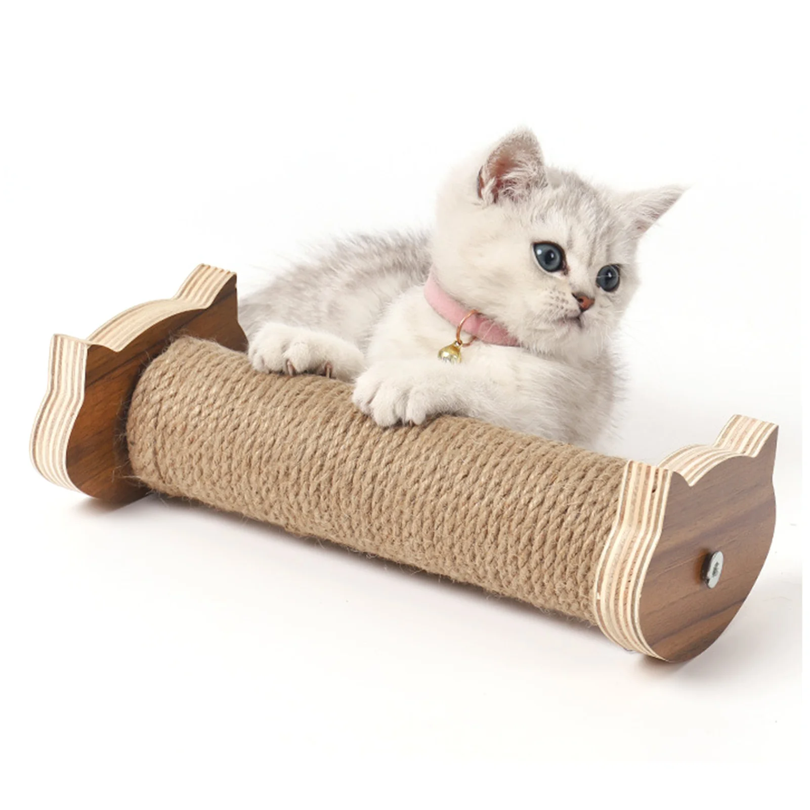 

Mini Solid Wood Cat Scratching Posts Pet Cat Tracking Interactive Toys Grinding Claws Without Dwarfing Cat Supplies