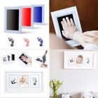 Мягкая глина сделай сам, сувениры для новорожденных, нетоксичный комплект глины с принтом рук, отпечаток пальца, игрушки для детей и родителей