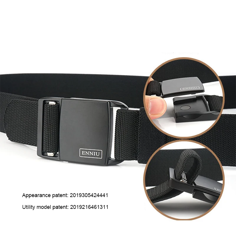 Ремень MEDYLA в металлической пряжке мужской тактический пояс из эластичного