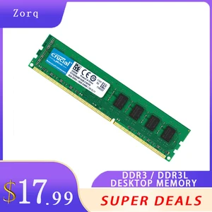 crucial ddr3 ddr3l 4gb 8gb memoria ram pc3l 1600 memory desktop dimm 16gb pc3 memória laptop ram ddr3 8gb pc3l ram free global shipping