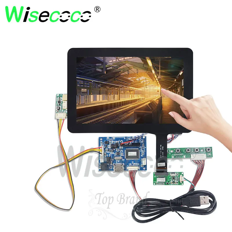 Wisecoco 8 2 дюймов сенсорный экран ips 40 pin для планшета и дисплей с lvds драйвер платы