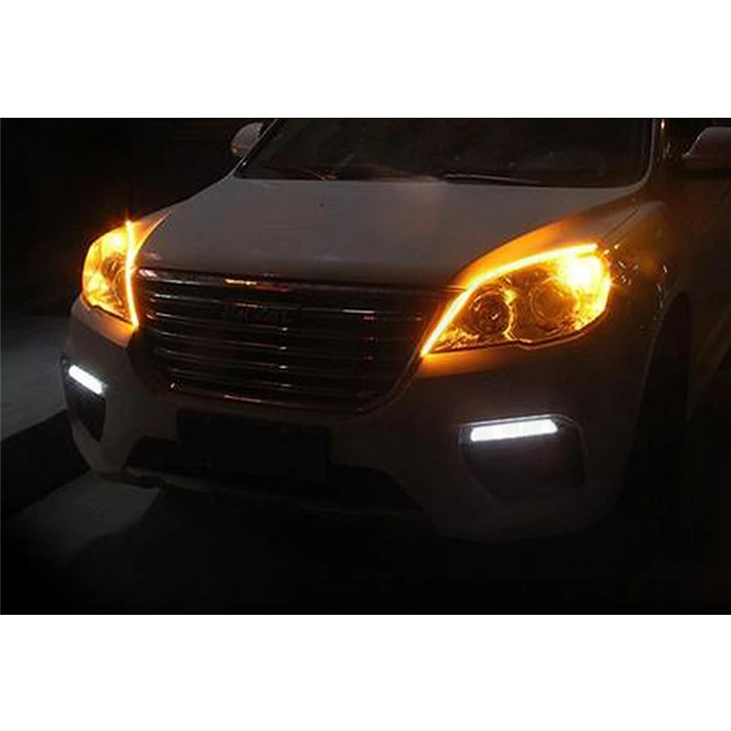 1 шт. автомобильный светильник светодиодный DRL 14 см 17 COB дневного света полосы Бар