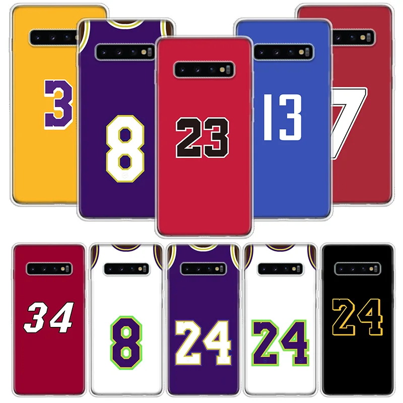

Basketball Number 23 Phone Case Capa For Samsung Galaxy S21 S20 FE S20 Ultra S8 S9 S10 S21 Plus S10E S7 Back Cover Coque