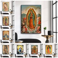 5d diy diamond painting our lady of guadalupe art full drill cross stitch embroidery picture rhinestone handicraft home decor