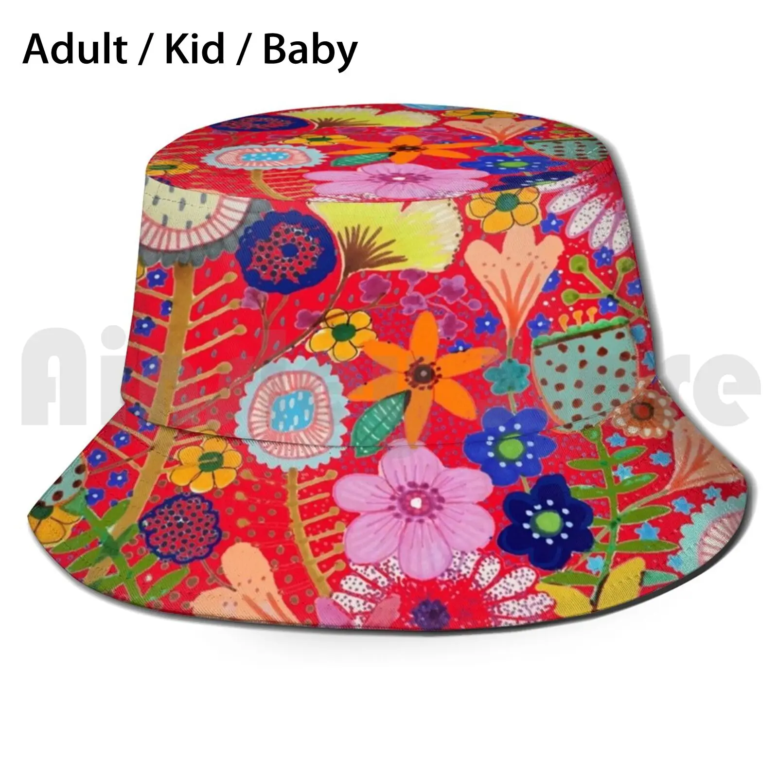 

Складная шляпа от солнца с УФ-защитой, с красным цветком