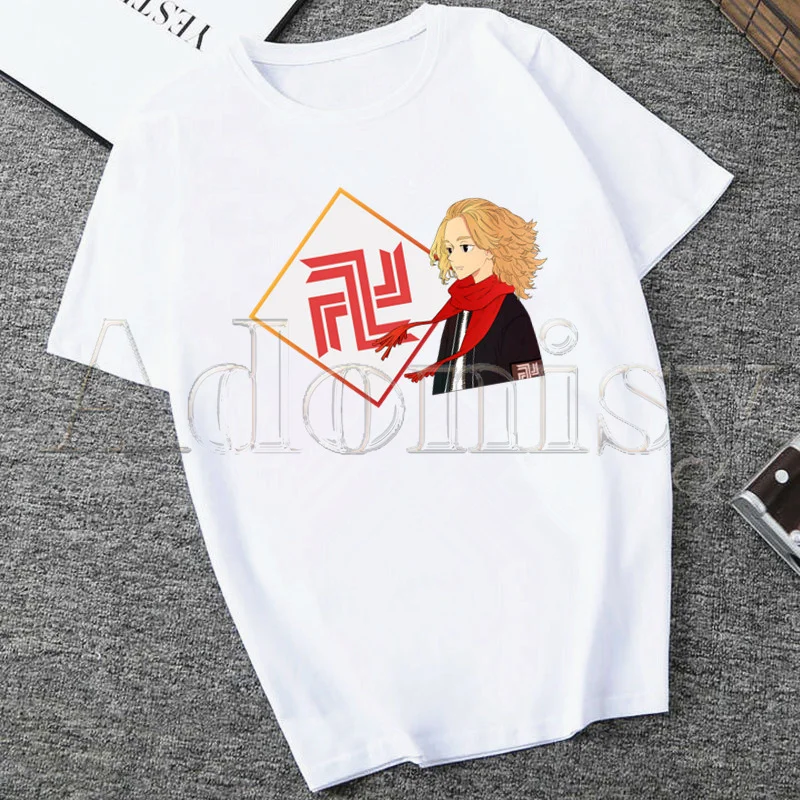 

Tokyo Revengers Print T-shirts Women Summer Graphic Tees Funny Shirts for Woman Tshirts Loose Crew Neck Harajuku Tops
