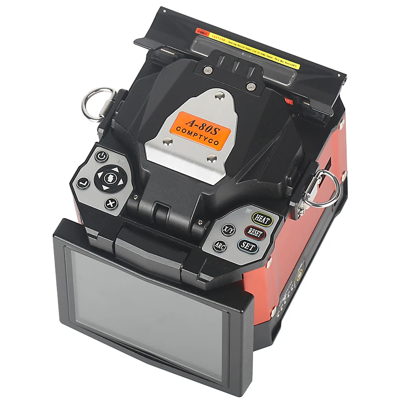 Желтовато оранжевый автоматический сварочный аппарат для оптоволокна