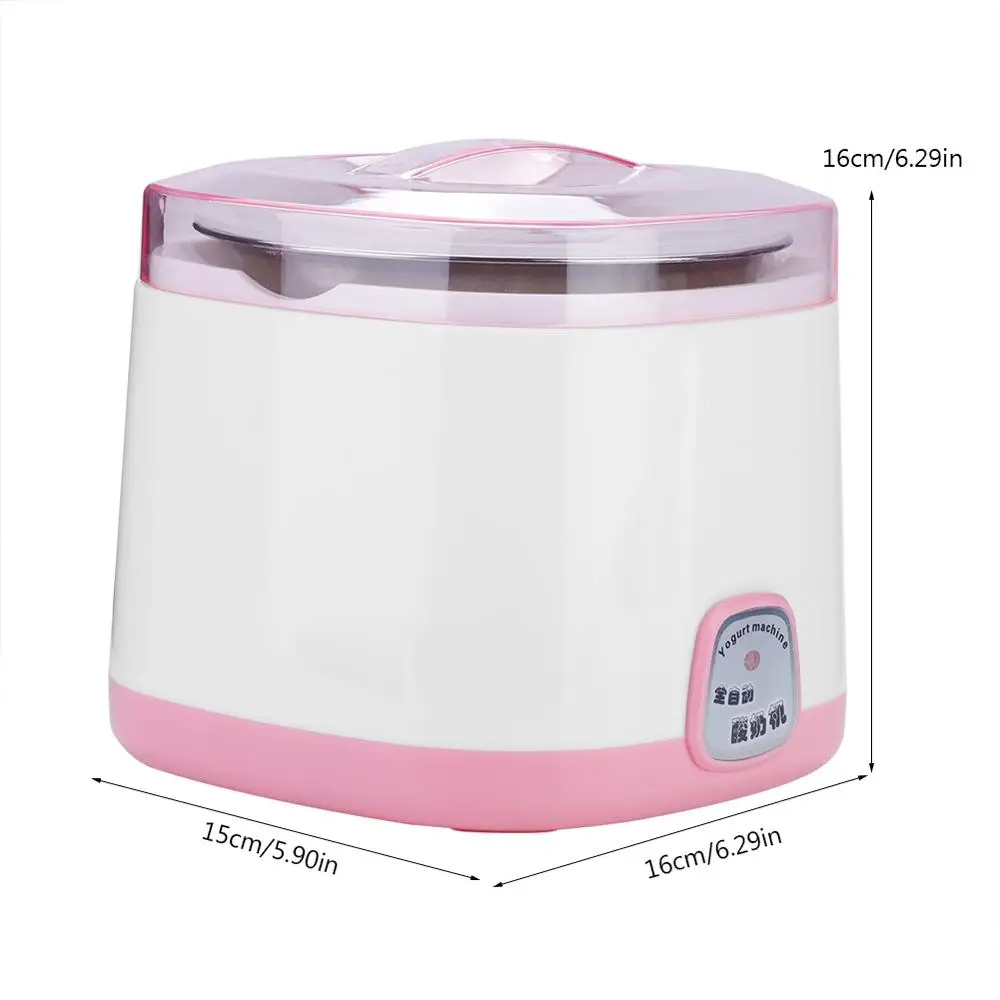 Йогуртница электрическая DIY 220 В Бытовая Автоматическая Нержавеющая сталь