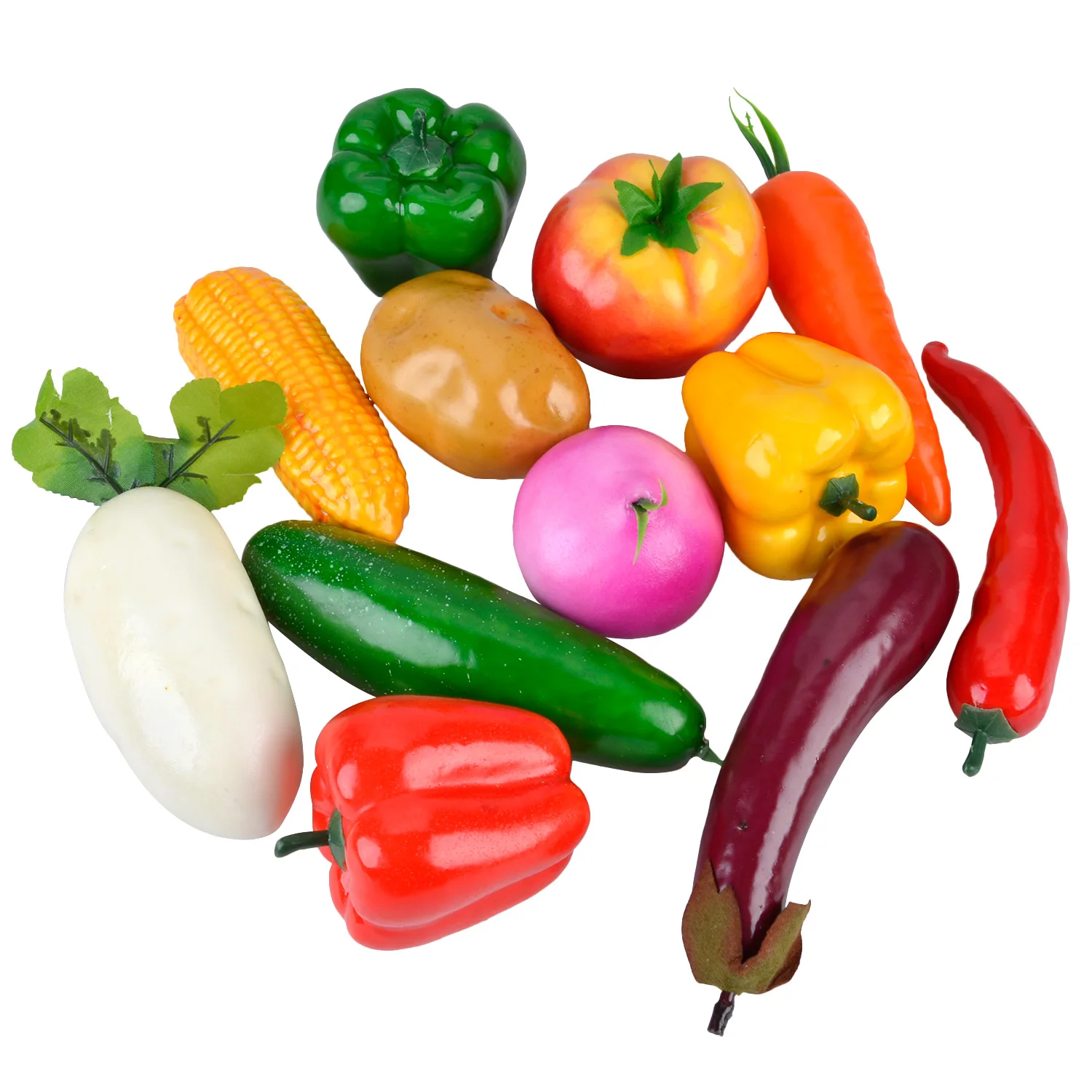 Искусственные пластиковые овощи поддельные искусственные фрукты модель Чили