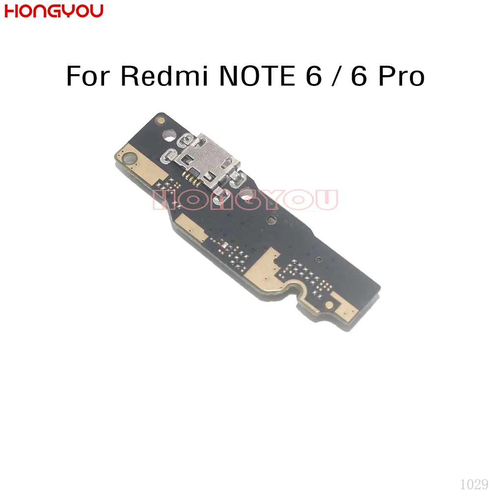 50 шт./лот для Xiaomi Redmi NOTE 6 / Pro USB зарядная док-плата зарядный штекер гнездо разъем