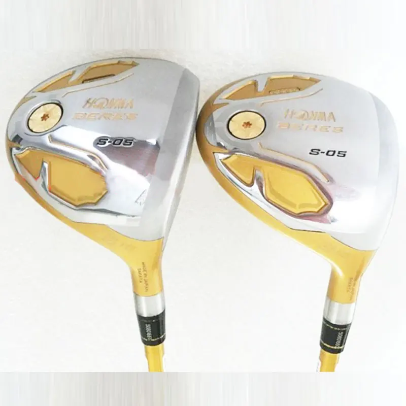 Гольф-клуб HONMA S-05 4 Гольф Полный Клуб Драйвер+ Фарватер Дерево+ утюги+ клюшки+ сумка графитовый Вал