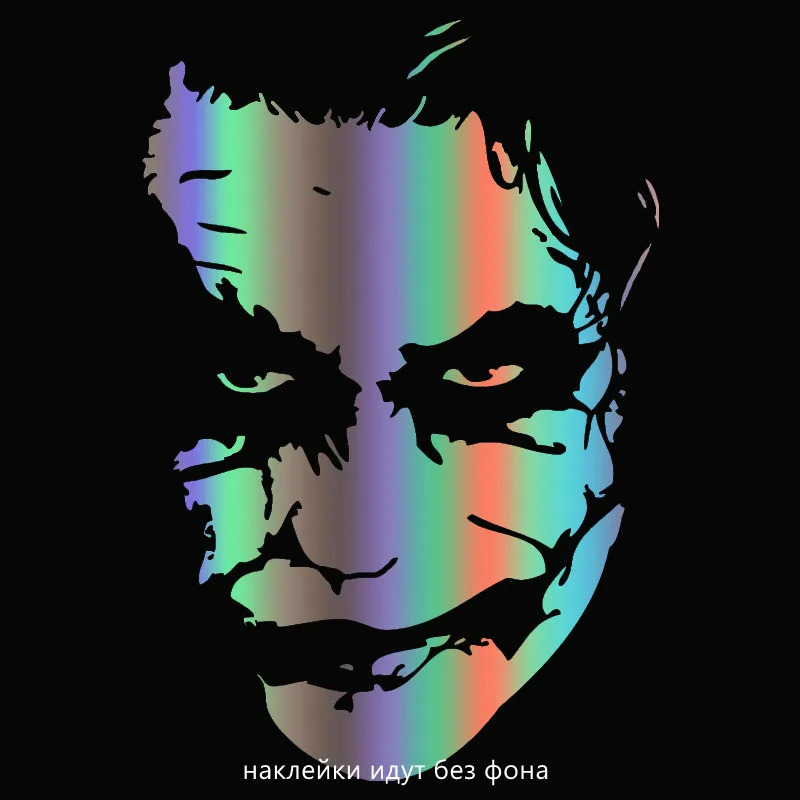 

Наклейка на лобовое стекло мотоцикла, 22 х15 см, с изображением клоуна, смайлика