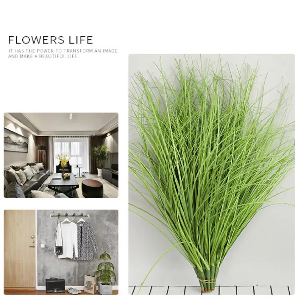 10 шт./компл. удобная тонкая текстура искусственная трава яркого цвета прочная для