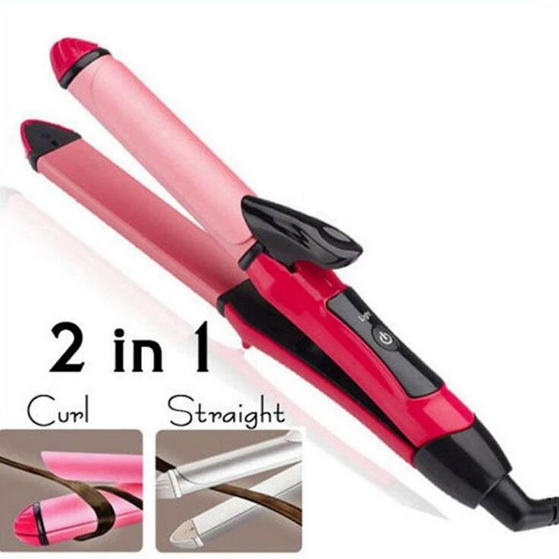 

2 in 1 Hair Curler Tourmaline Ceramic Curling iron styling tools
