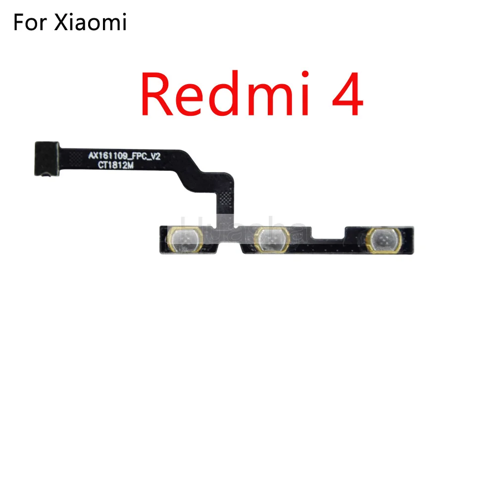 10 шт./лот для Xiaomi Redmi 3 3S 4A 5A Note 2 4 5 Plus Pro 4X кнопка включения и выключения питания