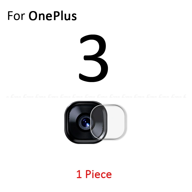 For OnePlus 3 Прозрачная защитная пленка для задней камеры из закаленного стекла для One Plus OnePlus 7 7T Pro 5G 6T 5 2 3T 3 X A6010 - Цвет: For OnePlus 3