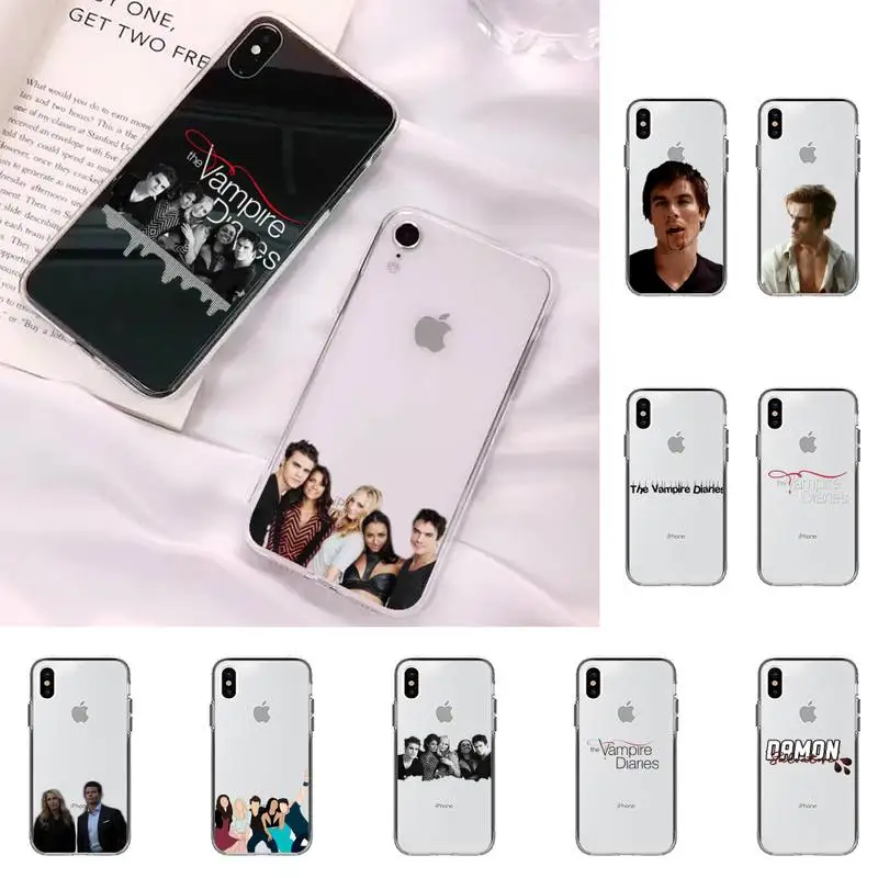 

Yinuoda The Vampire Diaries Phone Case for iphone 13 8 7 6 6S Plus X 5S SE 2020 XR 11 12 pro XS MAX
