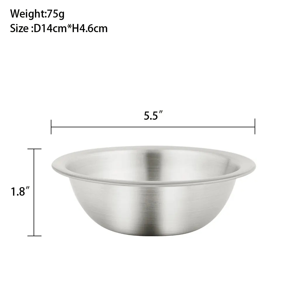 Утолщенный шлифовальный 304 миска из нержавеющей стали для яиц приправа