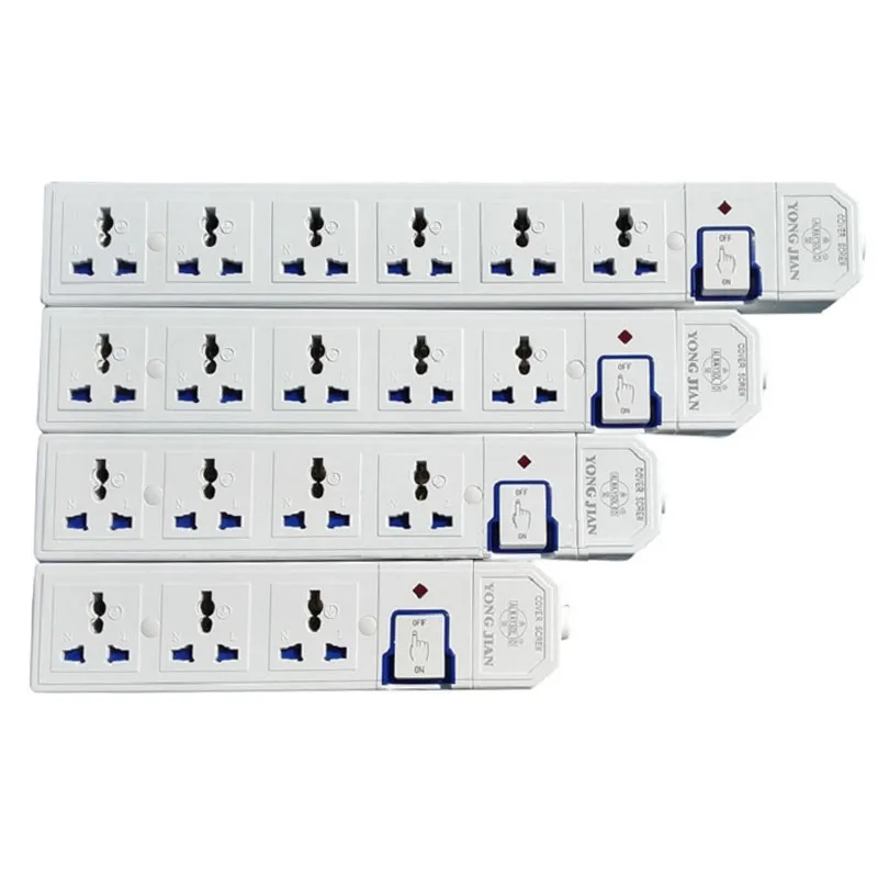 

1.5M Electric Socket 3 4 5 6AC Universal Outlets Multi conversion Jack US EU UK AU CN Plug Socket 3500W Power Strip with Switch
