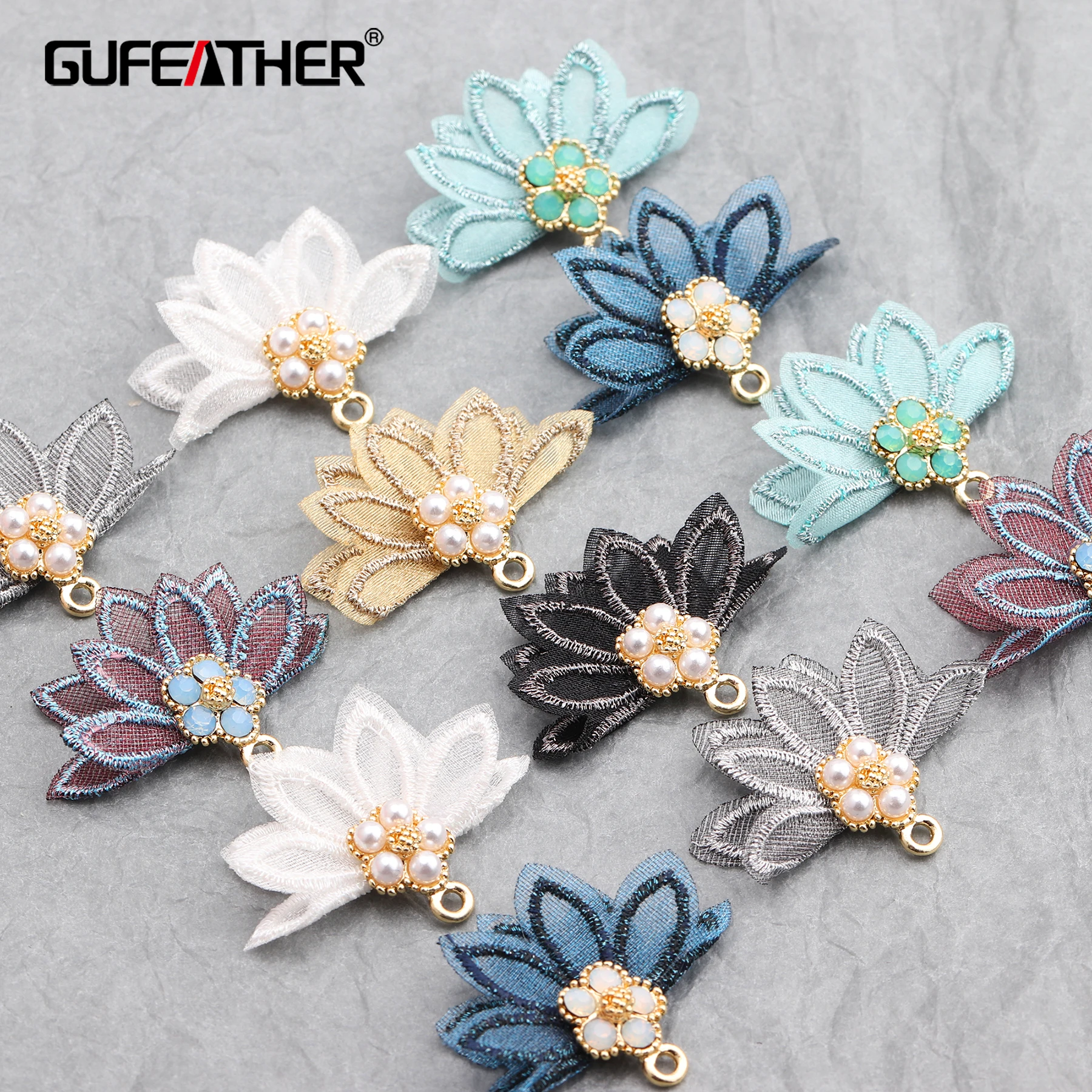 

GUFEATHER M597, ювелирные аксессуары, кисточки, цветок, diy кулон, ювелирные изделия, ручная работа, изготовление ювелирных изделий, diy серьги, 10 шт./л...