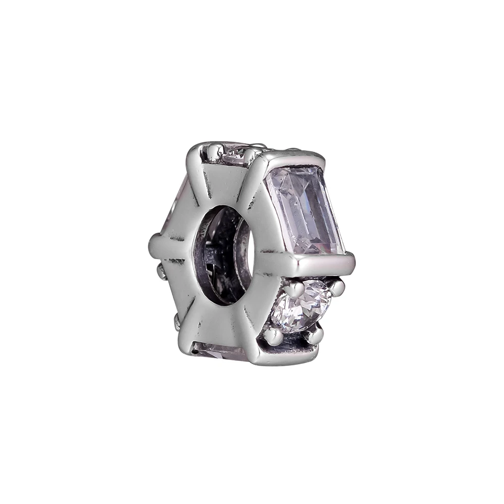 

Charms 925 Silver Original Fit Pandora Bracelets Sterling Silver Ice Sculpture Spacer Charm Beads for diy Women Jewelry