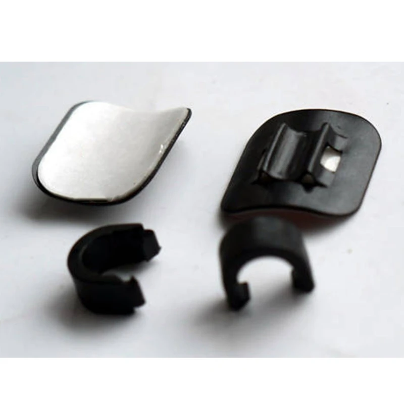 

MTB Bike Road Bicycle C-Clips Clamps Housing Hose Guide with Adhesive Seat for Brake Derailleur Shift Cables or Oil Tube