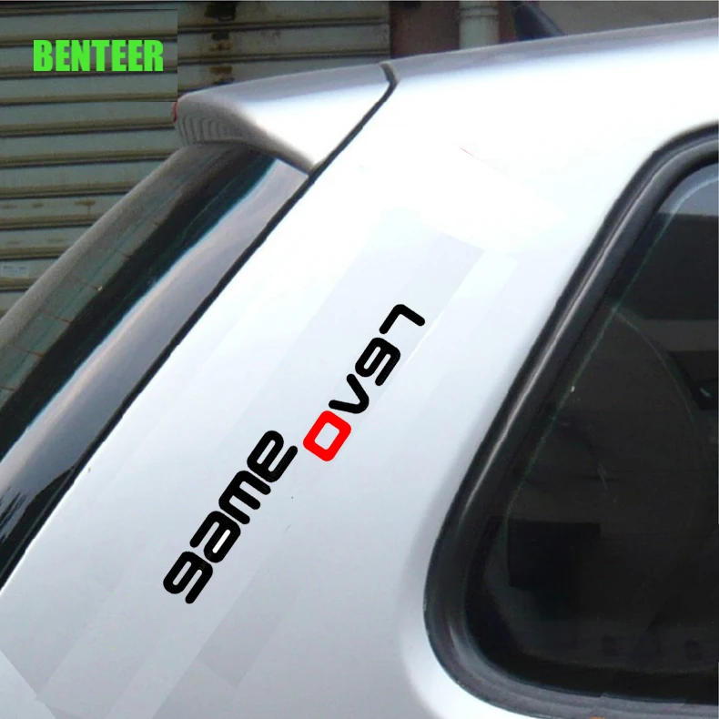 Автомобильная наклейка Revo Gameover для Volkswagen Golf 6 7 Polo Sagitar B6 R36 B7L CC Touran Passat B8 Audi A1 A3 A4 A6 -