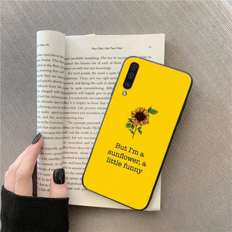 Красивый чехол Babaite с желтым подсолнухом для телефона Samsung Galaxy A7 A50 51 A70 80 A40 A20 A30 A8 A6