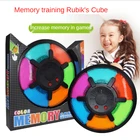 Игровая консоль с памятью, детские головоломки, игрушки, шестиклавишный электронный барабан, вызов концентрации, настольные игрушки с подсветкой Музыки