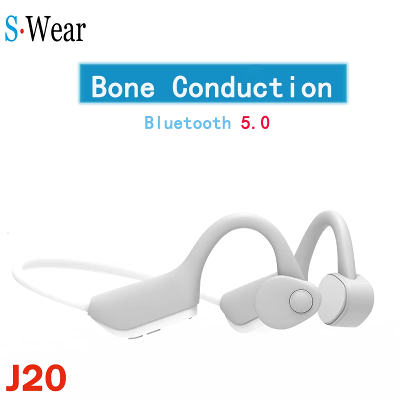 Наушники J20 с костной проводимостью и шейным ремешком Bluetooth 5 0 спортивные