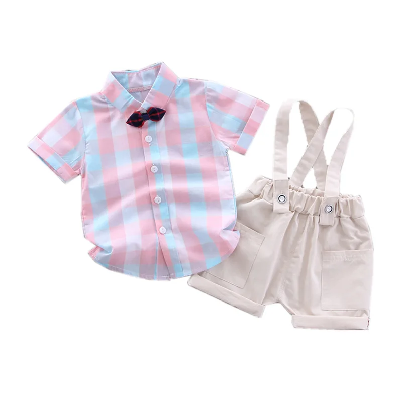 2 шт./компл. детская повседневная одежда летний спортивный костюм для маленьких