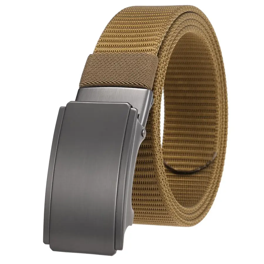 

Nylon Men Belt Casual Canvas Trousers Belt Male Waistband Toothless Strap