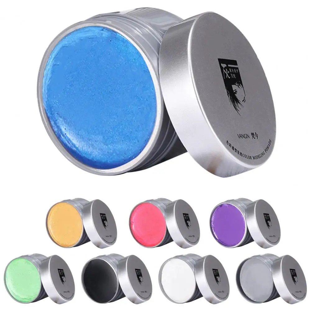 

Multifunctional 120g Universal Hair Colour Styling Clay Cream Disposable Hair Clay Portable for Barbers