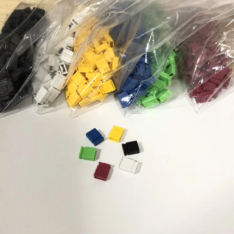 100 шт. контактный разъем Перемычка блоки 2 54 мм для 3 1/2 жестких дисков CD/DVD