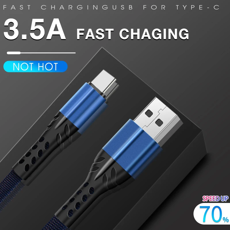 1 м длинный usb кабель type C для быстрой зарядки huawei mate 20 10 lite P20 Pro Nova 3e 3i Honor 9 V20