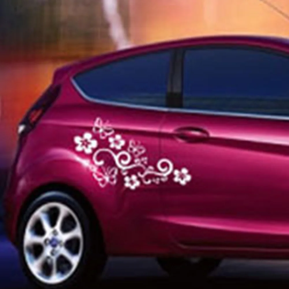 2 шт. Стайлинг Модный цветочный узор грузовик универсальная отделка DIY