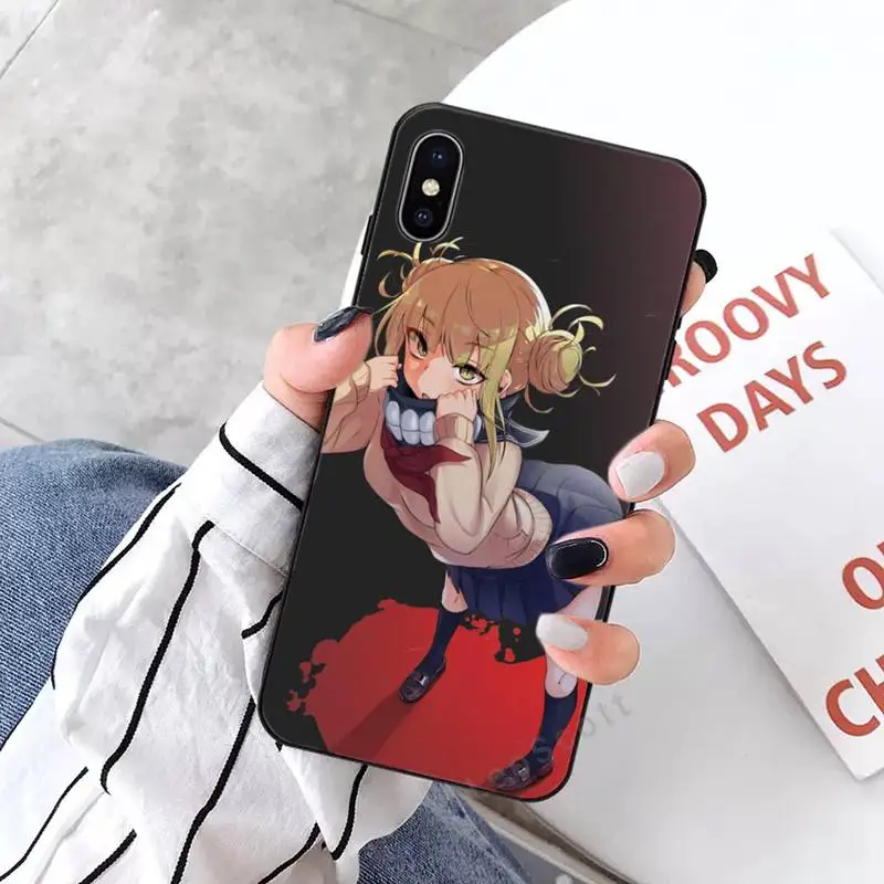 

Himiko Toga Boku No Hero Academia Phone Case for iPhone 11 12 mini pro XS MAX 8 7 6 6S Plus X 5S SE 2020 XR