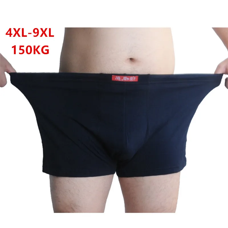 

Boxer Men Plus Size 6XL 7XL 8XL 9XL Underwear Male Cotton Underpants Boxershorts Elastic Loose Boys Big Red High Waist Shorts