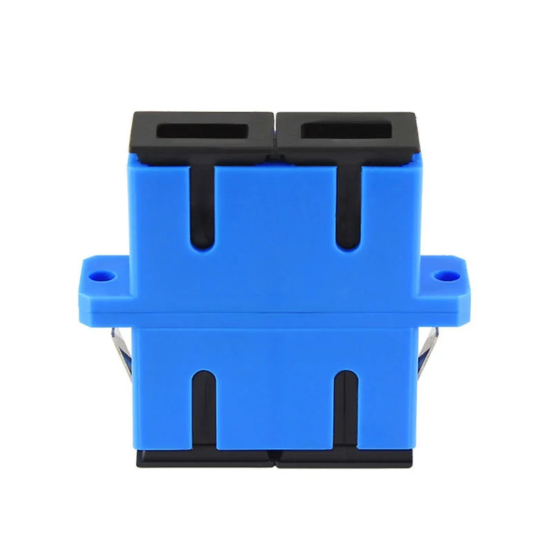 100PCS/LOT Optical Coupling  Adapter Flange SC-SC Duplex Single-mode/Multi-mode Optical Fiber Connector Jointing Tool Wholesale