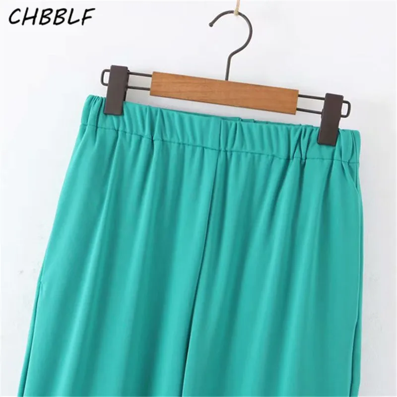 CHBBLF women basic solid blazer notched collar long sleeve pockets jacket female stylish outwear tops XDL2240