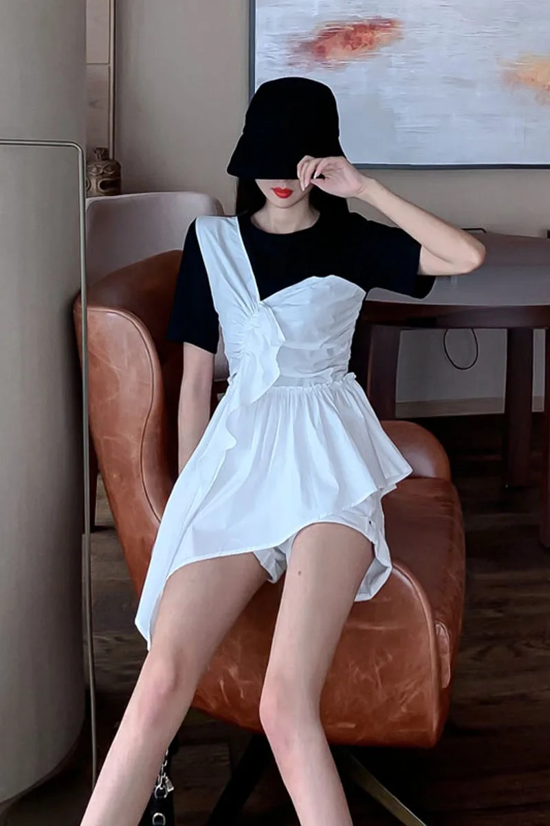 

COIGARSAM Fashion blouse women Vintage Pleated blusas womens tops and blouses 369