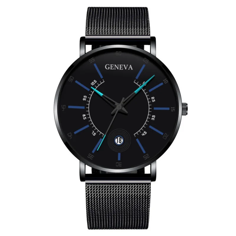 Мужские часы Reloj Hombre Relogio Masculino нержавеющая сталь календарь кварцевые наручные