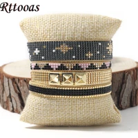 rttooas mostacilla miyuki new arrival pulseras mujer mode 2022 leopard star charm bracelets fashion jewelry summer bracelet set