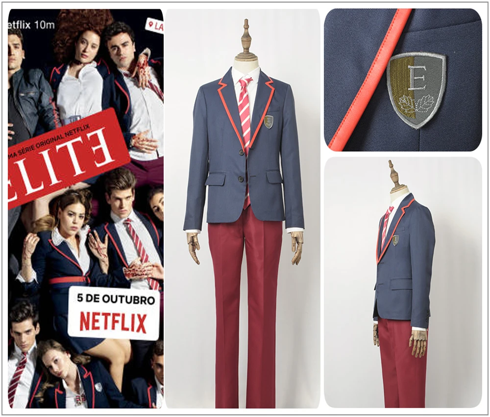 Элитная школьная форма костюм для косплея из ТВ сериала индивидуальная Женская и