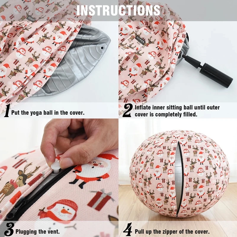 2021 новый спортивный мяч для йоги с ручкой и чехлом насосом Пилатес фитнес