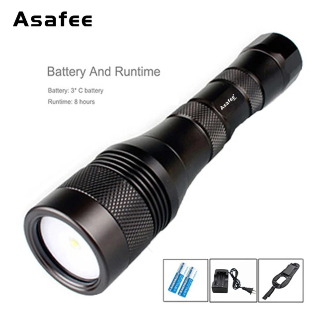 Asafee светодиодный светильник для дайвинга и видеосъемки CREE XM-L2 светодиодный светильник для дайвинга и подводного плавания светильник для фотосъемки и дайвинга с 18650 зарядным устройством для аккумулятора DIV01V