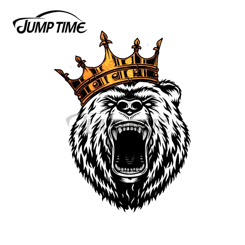 

JumpTime 13x9,5 см для King Bear Oem Автомобильные наклейки шлем мотоциклетный солнцезащитный винил JDM графика Защита от царапин
